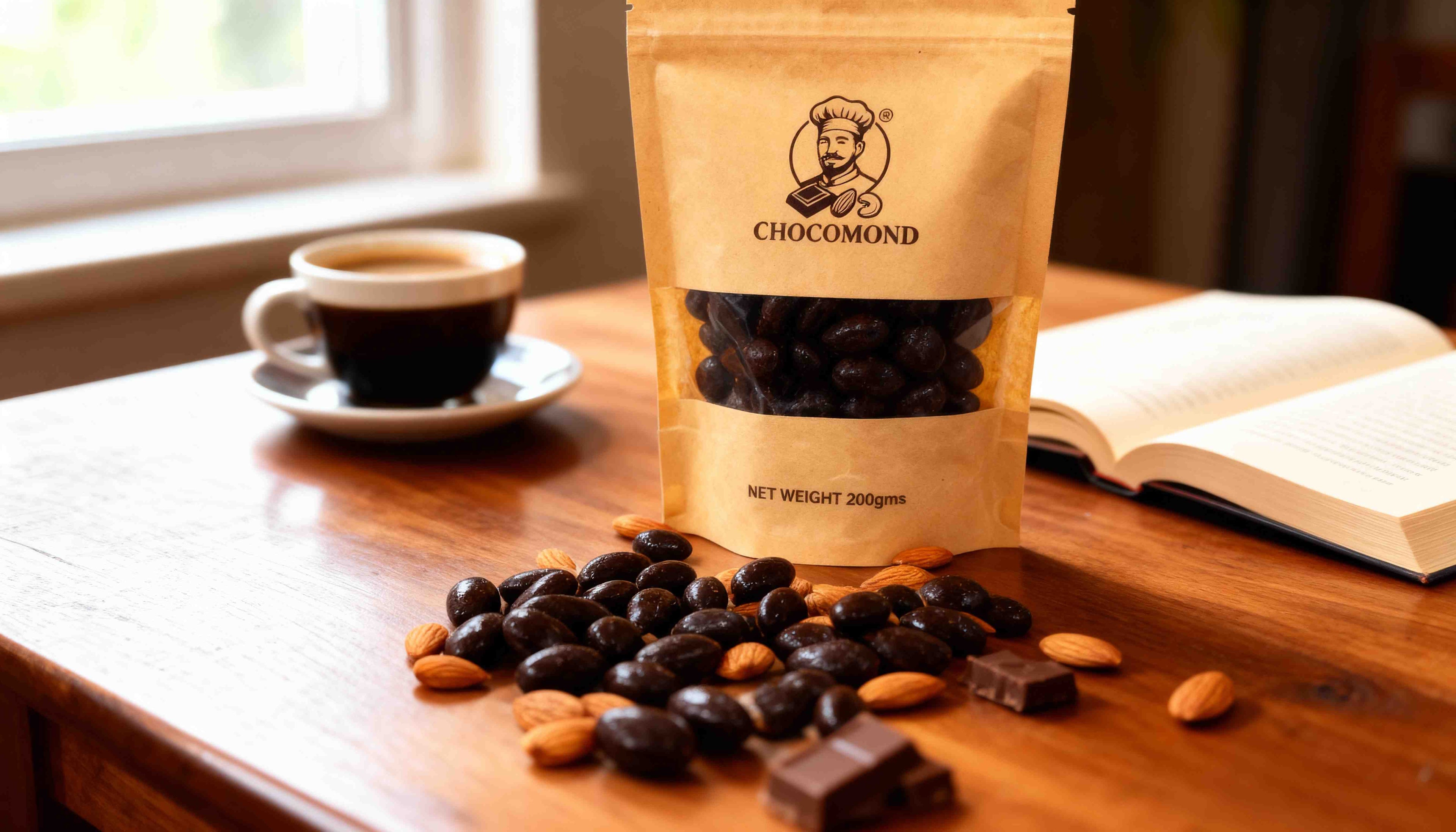 Dark Chocolate (Almonds)