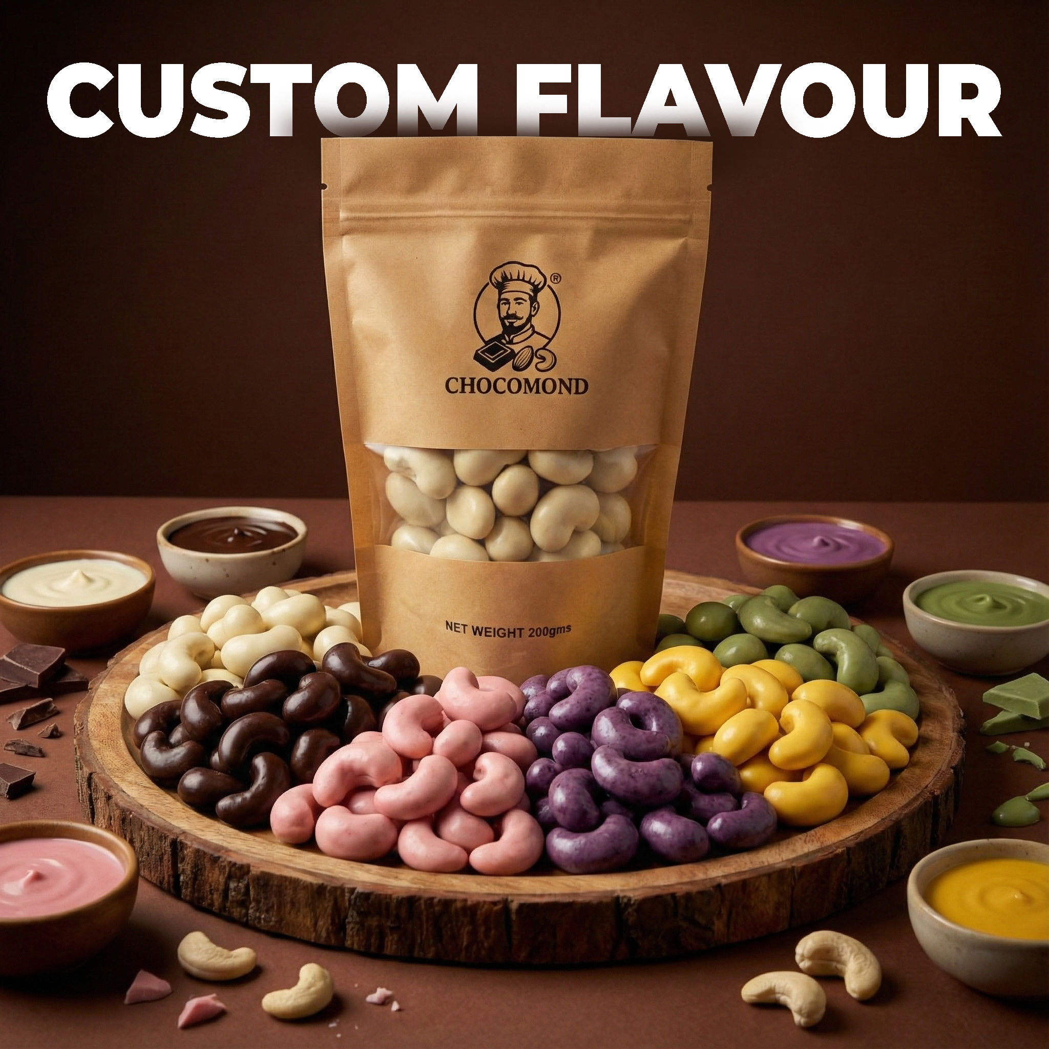 Cashews Flavours Chocolate